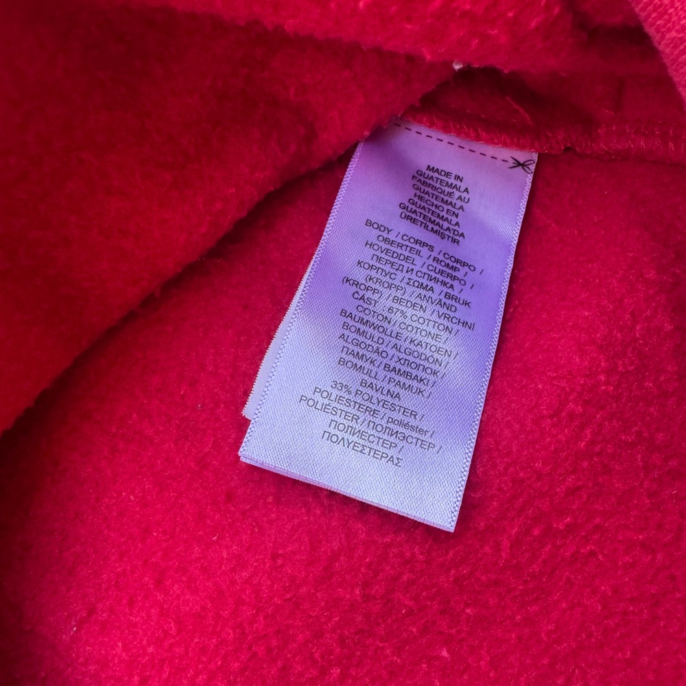 POLO RALPH LAUREN Lunar New Year Tiger Polo Bear Fleece Hoodie Sweater Red Large - Picture 6 of 8